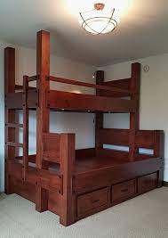 twin xl over queen bunk bed with
