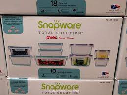Snapware 18 Piece Glass Food Storage Set