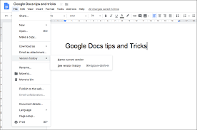 Go to file > version history > see version history to expand a menu that lists all the changes google has tracked for your document. What Is Google Docs And How To Use It