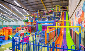 indoor play centre entry slides