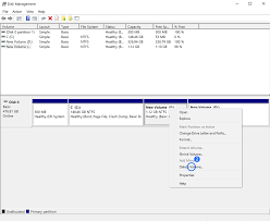 create disk parions on windows 10