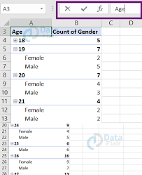 pivot table in excel dataflair