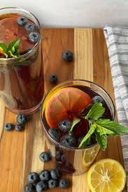 how to make blueberry iced tea daily