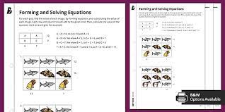 Solving Equations Ks3 Walkthrough Worksheet