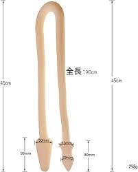 Amazon | TSUBASI 双頭ディルド アナルプラグ ロングアナルディルド TPR製 両端の大きさが違う 男女兼用 ブラック 長さ90cm |  TSUBASI | エネマグラ