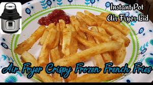 air fryer lid frozen french fries