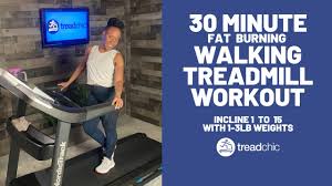 30 minute fat burning walking treadmill