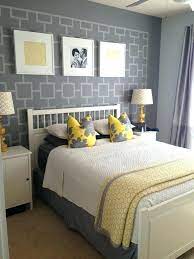 yellow and grey bedroom ideas design