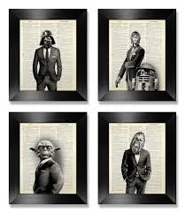 Star Wars Art Print Set Star Wars Art