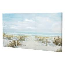 Beach Path Canvas Wall Art 40x20