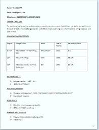 Easy To Read Resume Format Word Formatted Resume Simple Resume