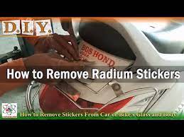 How To Remove Stickers From Any Car Or