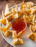 What is cheese wonton made of?