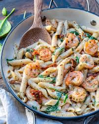 Creamy Shrimp Pasta Recipe Healthy Fitness Meals