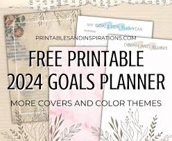 2024 goal planner pdf free printable