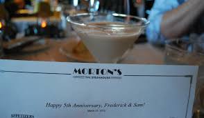 Customized Menus At Many Of Our Locations Mortons Chart