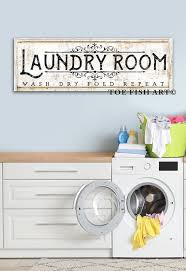 Laundry Room Sign Wash Dry Fold Repeat