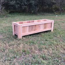 Raised Planter Box Cedar Planter Box