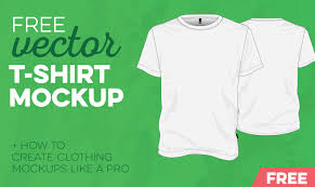 free vector t shirt mockup ai eps