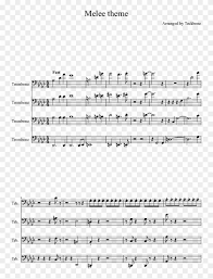 Melee Theme Sheet Music Composed By Arranged By Teckbone