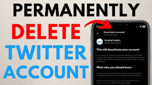 how to permanently delete twitter