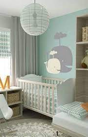 São outros exemplos de luminárias ornamentais para quarto de bebê: Quarto De Bebe Verde Menta Fotos E Ideias De Decoracao Green Baby Room Baby Nursery Wall Decals Baby Room Decor