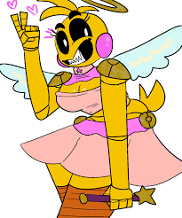 Toy chica or teen toy chica is the titular main protagonist villain of the toy chica: Chica Fan Art