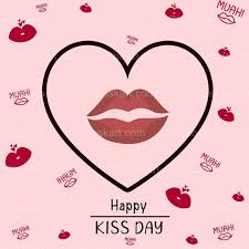 lips kiss day free stock images