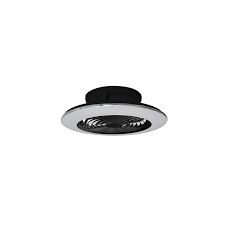 black ceiling fan with lights alisio