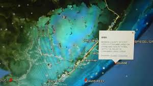 Google Earth Fishing Florida Keys Reef Overview