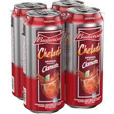 budweiser chelada with clamato 4 cans