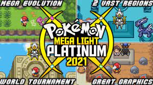 NEW] Pokemon Mega Light Platinum 2021 - ROM With Mega Evolution, 2 Region,  World Tournament & More! - YouTube