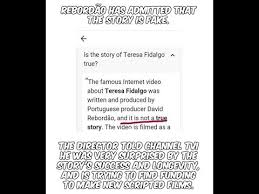 Such a chain letter is also the message of the alleged tereasa fidalgo. Teresa Fidalgo Real Or Fake All Evidences Here Youtube