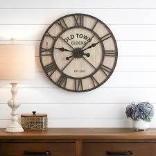 Natural Shiplap Decorative Wall Clock