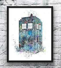 Tardis Dr Who Doctor Who Wall Art