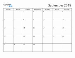 september 2048 monthly calendar pdf