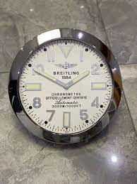 Breitling Wall Clock White Wall Clock