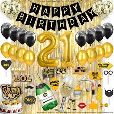 Popular Items For Happy 21st On Etsy Happy Birthday Decor Happy 21st  gambar png
