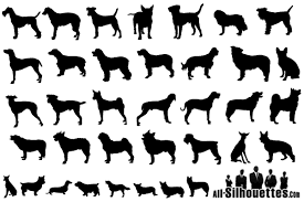 Download 141 woman body outline free vectors. Vector Dogs Silhouettes Free Pack Dog Silhouette Silhouette Free Dog Outline