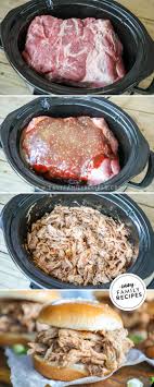 This pulled pork is such an effortless dinner. Zesty Crock Pot Bbq Pulled Pork Easy Family Recipes