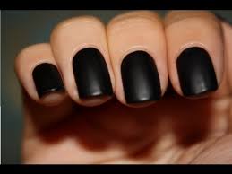 permanent black nails using black hair