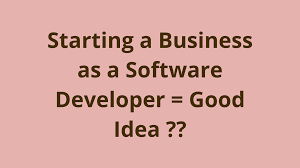business as a software developer
