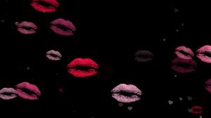 kiss lips background free stock