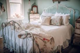Shabby Chic Bedroom With Vintage Bed
