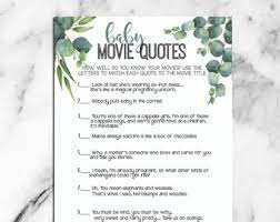 Plus, learn bonus facts about your favorite movies. Baby Movie Quiz Etsy