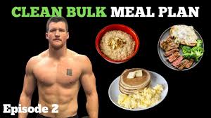 gain muscle clean bulk meal plan
