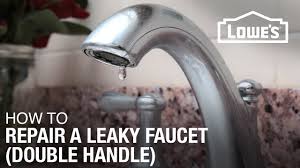 how to fix a dripping or leaky double