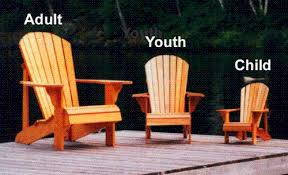 Youth Size Adirondack Chair Plan