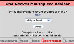 Mouthpiece Comparison Tool Bob Reeves Brass Mouthpieces