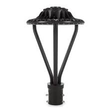 50w Round Led Post Mount Light Commercial Grade Outdoor